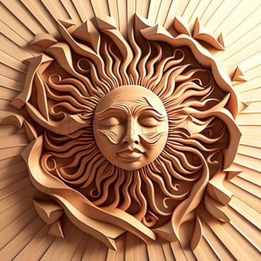 3D model sun (STL)